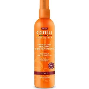 Cantu Comeback Curl Next Day Curl Revitalizer Mist for Natural Hair, 12 …